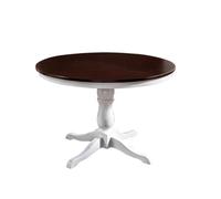 Table Basse Petite Table À Manger Simple, Ronde en Bois Massif for Maison Rurale Nordique