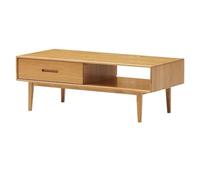 Table basse Petite table basse, table basse en bois massif, table de balcon simple, table à thé moderne pour salon, petite table basse pour salon (100 cm)