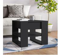 Table basse - Petite Table d'appoint Pour salon - noir 55,5x55x45cm - Bois d'ingénierie FR852