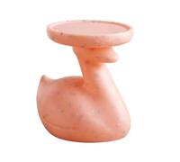 Table Basse Petite Table d'appoint Ronde Moderne, Tables Basse Ronde sculpturale avec Plateau décoratif for Salon ou Maison Extensible(Roze)