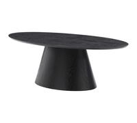 Table basse placage frêne - Noir - ANTELADA