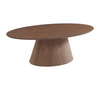 Table basse placage noyer - Naturel foncé - ANTELADA