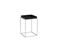 HAY Table à plateau Tray Table medium Black-silicone gris. 30x30x44 cm