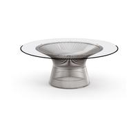 Table basse Platner Ø 107cm frame steel nickel-plated