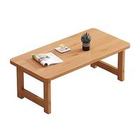 Table basse pliable pour petit salon, mini table basse pour ordinateur portable, design simple en bois, 70 x 40 x 45 cm