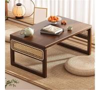 Table Basse Pliante Bambou Table Basse Portable Salon Bureau Méditation Cérémonie Du Thé Multi-Usages