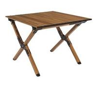 AltoBuy KAMPA - Table Basse Pliante de Camping en Métal Imitation Bois avec Sac de Transport