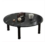 Table basse pliante de style japonais pour chambre à coucher, table basse ronde avec vue en baie vitrée, petit bureau pour salle à manger et café, table traditionnelle pour se détendre