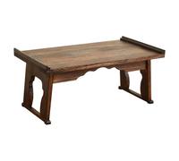 Table Basse Pliante en Bois pour Salon, Idéale pour Les Coins Détente Et Les Baies Vitrées, Petite Table D'appoint Multifonctionnelle pour La Maison(68 * 34 * 29cm)