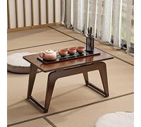 Table Basse Pliante en Tatami, Table Basse Japonaise, Table à thé de méditation en Bois, Table d'autel Portable, Petite Table Basse, Meubles d'appoint,B,24 * 14.5**13.4in
