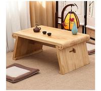 Table Basse Pliante Japonaise avec Plateau pour Sol Assise au Sol Design Bois Multi-Usages