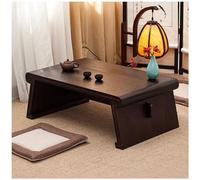 Table Basse Pliante Japonaise avec Plateau pour Sol Assise au Sol Design Bois Multi-Usages