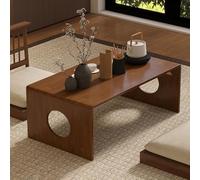 Table Basse Pliante Japonaise en Bambou, Table d'autel de méditation Tatami, Facile À Ranger, pour Salon, Chambre, Baie Vitrée, Intérieur, Décoration d'intérieur(70*37*30cm/27.5*14.5*11.8in)