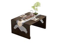 Table basse pliante japonaise en noyer, table basse d'appoint pour salon | Table basse pliante japonaise en noyer, table basse d'appoint pour le salon, design compact idéal pour les petits espaces et
