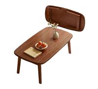 Table basse pliante japonaise portable pour petits espaces Table de sol multifonctionnelle pour manger, chambre à coucher, salon, balcon, pas de montage nécessaire