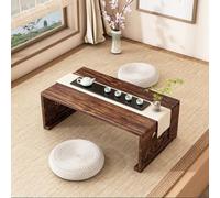 Table basse pliante japonaise pour salon - 60 cm - Design moderne - Peu encombrant - Table basse polyvalente - Idéale pour les cérémonies du thé et la relaxation