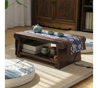 Table Basse Pliante Japonaise, Table Basse Tatami en Bois Massif avec cloison, sans Assemblage, Tables de Sol pour Salon de thé(50cm)