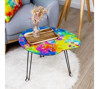 Table basse pliante multicolore