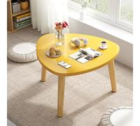 Table basse pliante multifonctionnelle, table basse moderne triangulaire, table d'appoint pour canapé, table d'appoint pour s'asseoir sur le sol, jolies tables basses pour salon, chambre à coucher