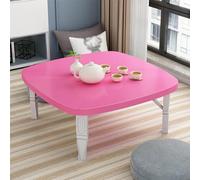 Table basse pliante portable en bois, idéale pour le salon ou comme table de salle à manger basse et peu encombrante, avec une finition rustique et un montage facile pour une utilisation intérieure