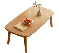 Table Basse Pliante Portable - Table de Sol Multifonctionnelle pour Petits Espaces - Idéale pour Manger dans la Chambre, le Salon ou le Balcon - Pas de Montage Nécessaire