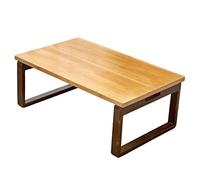 Table basse pliante pour baie vitrée, balcon, discussion, petite table à thé, durable et robuste, 80 x 50 x 28,5 cm