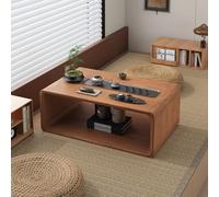 Table basse pour tatami assis, table basse rectangulaire pour assise au sol, meuble d'appoint pour salon