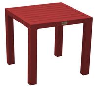 Table basse Proloisirs Lou 40 x 40 cm - Rouge