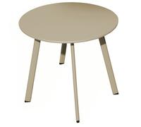 Table basse PROLOISIRS Massaï ø 50 cm - Crème