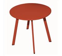 Table basse PROLOISIRS Massaï ø 50 cm - Terracotta