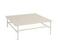 HAY Table basse Rebar 100x104cm beige structure acier revêtu par poudre albâtre