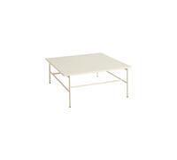 HAY Table basse Rebar 80x84x33 cm Beige marble-alabaster