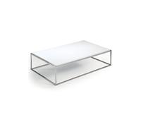 Table basse rectangle MIMI blanc mat