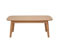 Table basse rectangulaire bois clair frêne L100 cm NORDECO