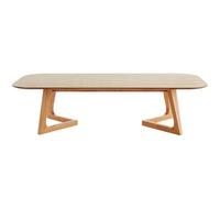 Table basse rectangulaire scandinave bois clair L150 cm JUKE