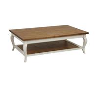 Table basse rectangulaire - Bois Massif - Blanc - Interior's