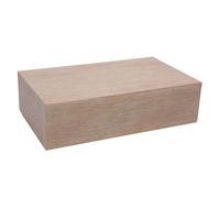 Table basse rectangulaire effet travertin L120 cm Kub - Amadeus