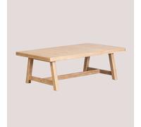 Table Basse Rectangulaire En Bois D'acacia (130x75 Cm) Dubaï Brun Acacia
