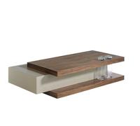 Table basse rectangulaire en noyer 2105 ANGEL CERDA