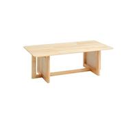 Table Basse Rectangulaire en Rotin 120 cm Meuble de Rangement pour Salon