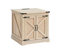 VEVOR Table Basse Rectangulaire, Table de Salon en Rotin, avec Plateau en MDF, Meuble de Rangement de Style Bohème Moderne de 60 cm, avec Charnières en Métal Rétro, pour Chambre et Petits Espaces