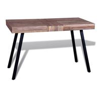 Table basse rectangulaire en teck recyclé Table d'appoint Table de salon vidaXL