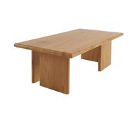 Table basse rectangulaire MDF effet chêne