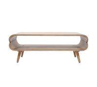Table basse rectangulaire scandinave bois clair L118 cm TAKLA