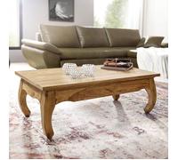 Table basse rectangulaire - WOHNLING - OPIUM - Bois massif acacia - Style oriental
