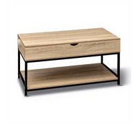 Table basse relevable 5five Aliaj effet chêne naturel