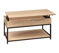 5five Table basse relevable Aliaj effet chêne naturel Beige G