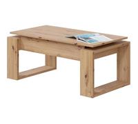 Table basse relevable - BALTIK - Rectangulaire - Chêne - Sur pieds - 105 x 55 x 45 cm