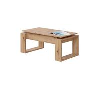 Table basse relevable - BALTIK - Rectangulaire - Chene - Sur pieds - 105 x 55 x 45 cm