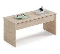 Table basse relevable coloris effet bois - Hauteur 47-58 x Longueur 100 x Profondeur 50 cm